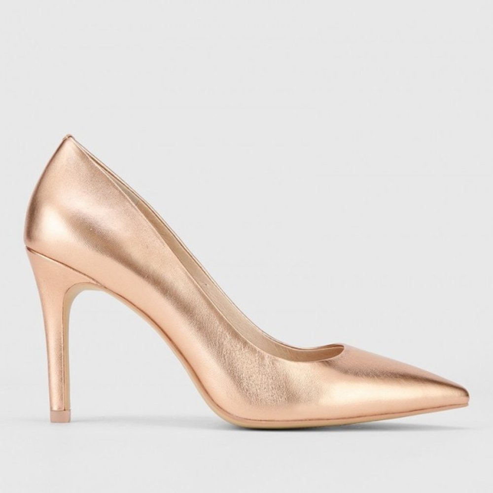 Rose Gold Stiletto Heel